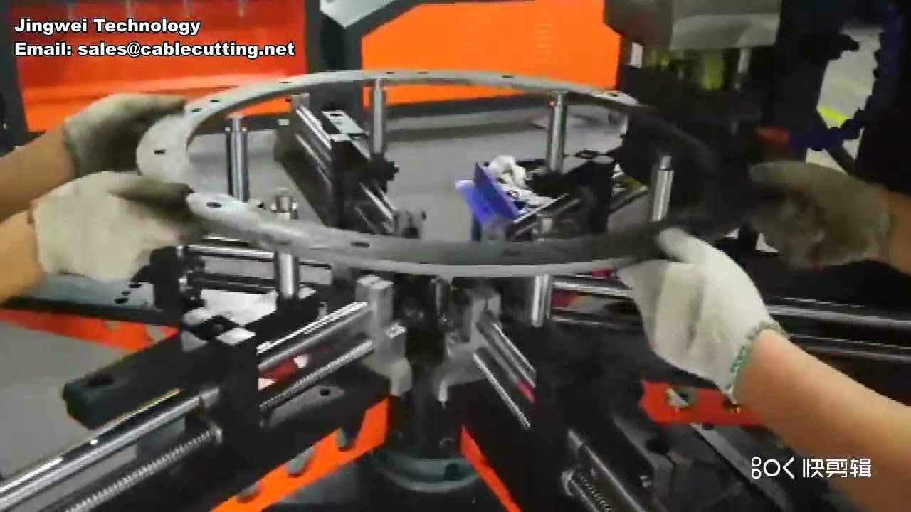 Stainless Steel Heald Straight Brown Wire Strip Triple Compression Flat Wire Spinning Machine