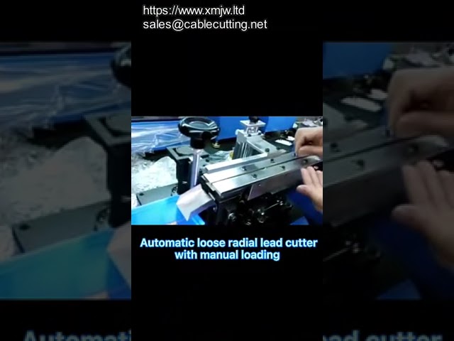 Radial Component Lead Cutting Machine for Capacitor LED Varistor Transistor Pins