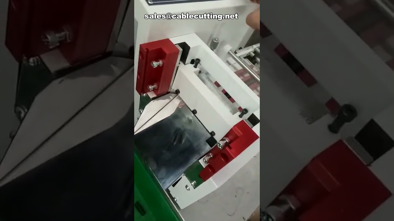 آلة قطع أنابيب PVC الأوتوماتيكية بالكامل - ماكينة قص الأسلاك والأنابيب للكم الحراري