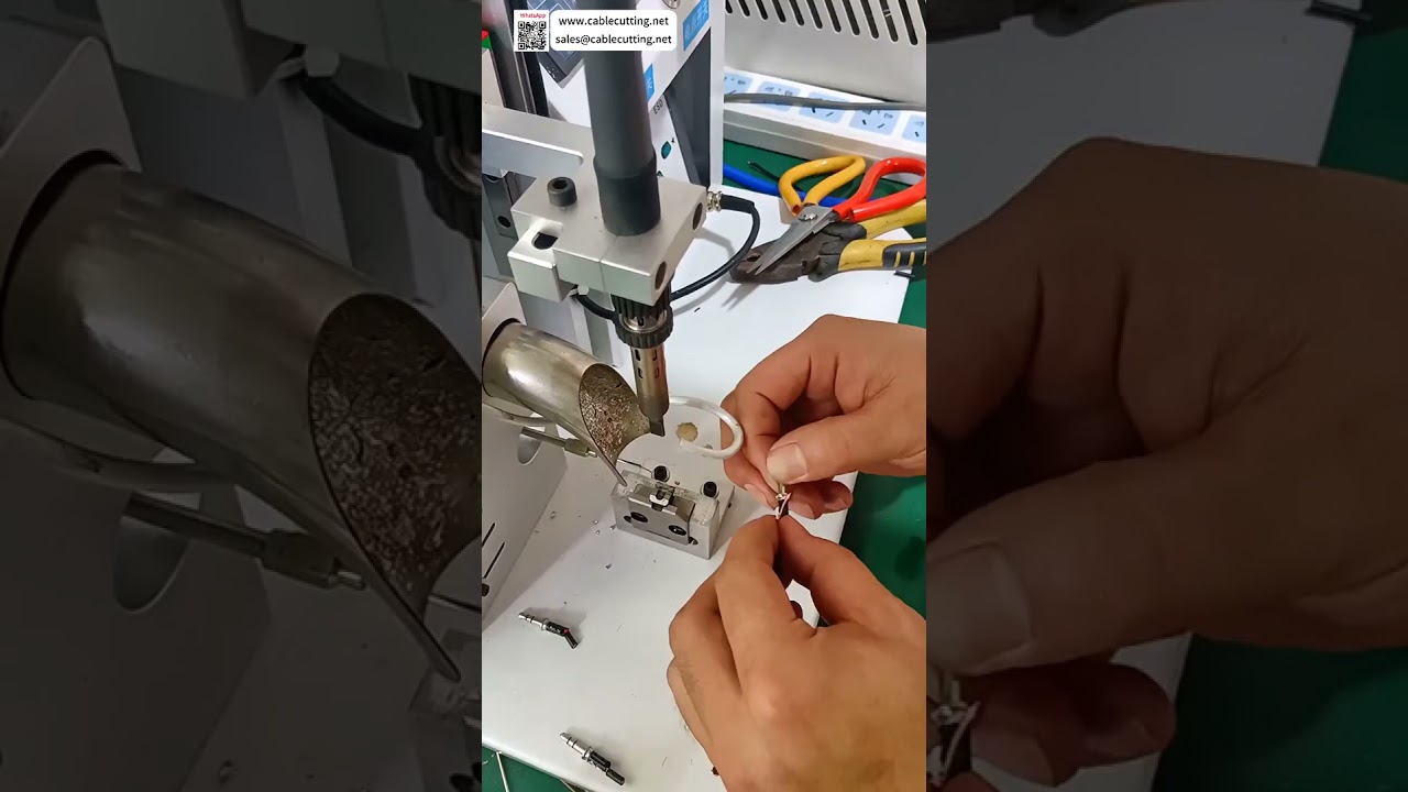 ماكينة لحام قابس 3 دبابيس - سهلة التشغيل وسريعة الإنتاج لتجميع الأسلاك