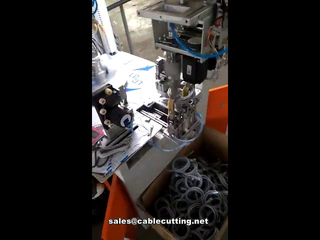 Automatic Power Cable Winding and Bundling Machine with Auto Tying Cable Ties