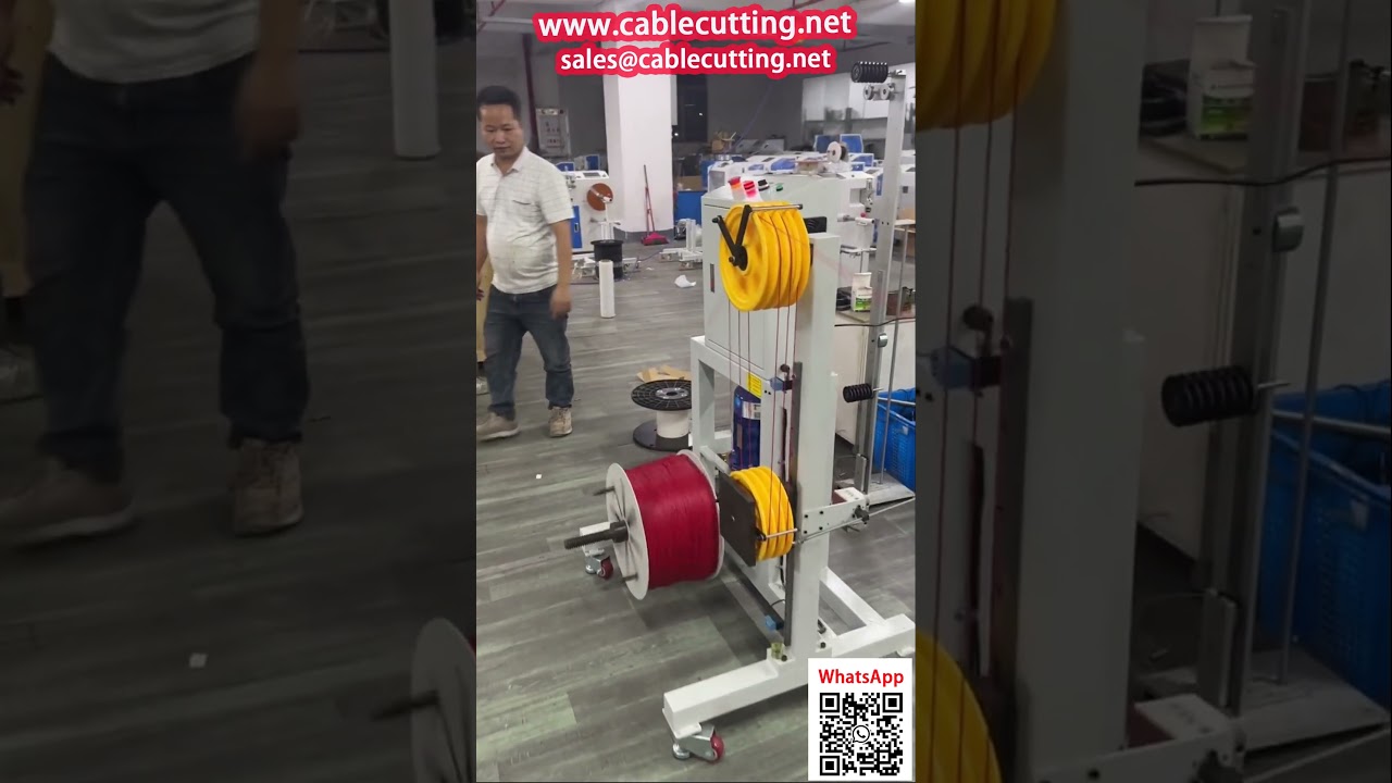 Automatic Electronic Wire Coiling Machine with Laying and Counter