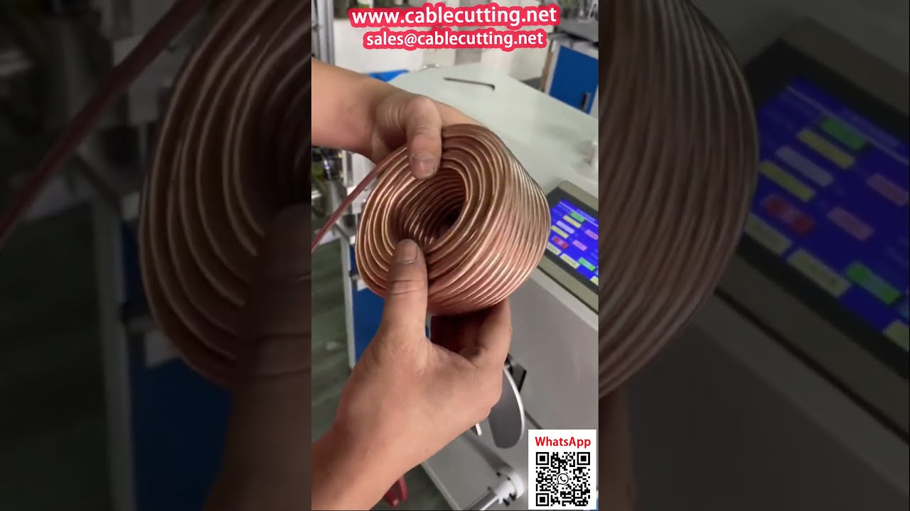 Automatic Wire Rewinding, Laying, and Counting Machine for Large and Small Coils