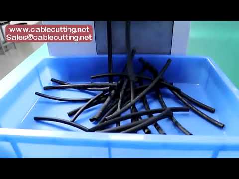 آلة قطع الأنابيب المطاطية والبلاستيكية PET PVC PP PU والخراطيم القابلة للانكماش الحراري - ماكينة قص عالية الدقة