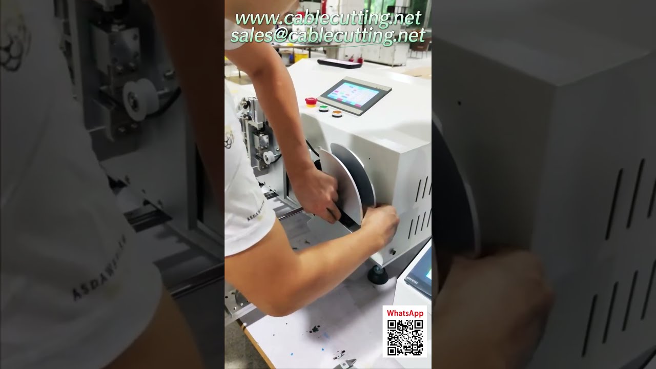 Servo Controlled Cable Cutter with 0.01mm Precision for 1-15mm Wires