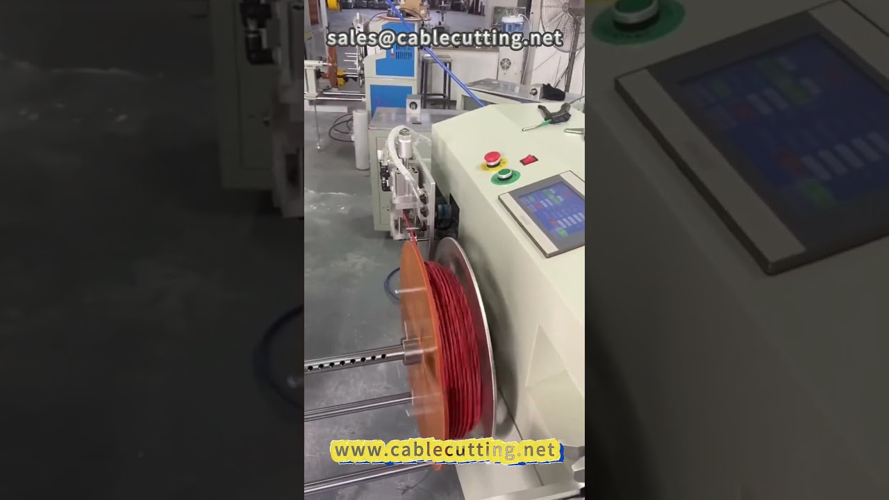Automatic Meter Winding and Strapping Threading Machine for Wire and Cable